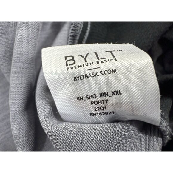 Bylt Mens Kinetic Shorts Size 2XL Gray Performance Chino Golf Stretch - Picture 14 of 16